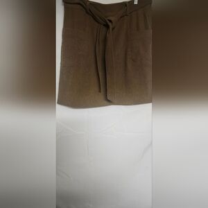 Brown Belted  BAGATELLE Skirt